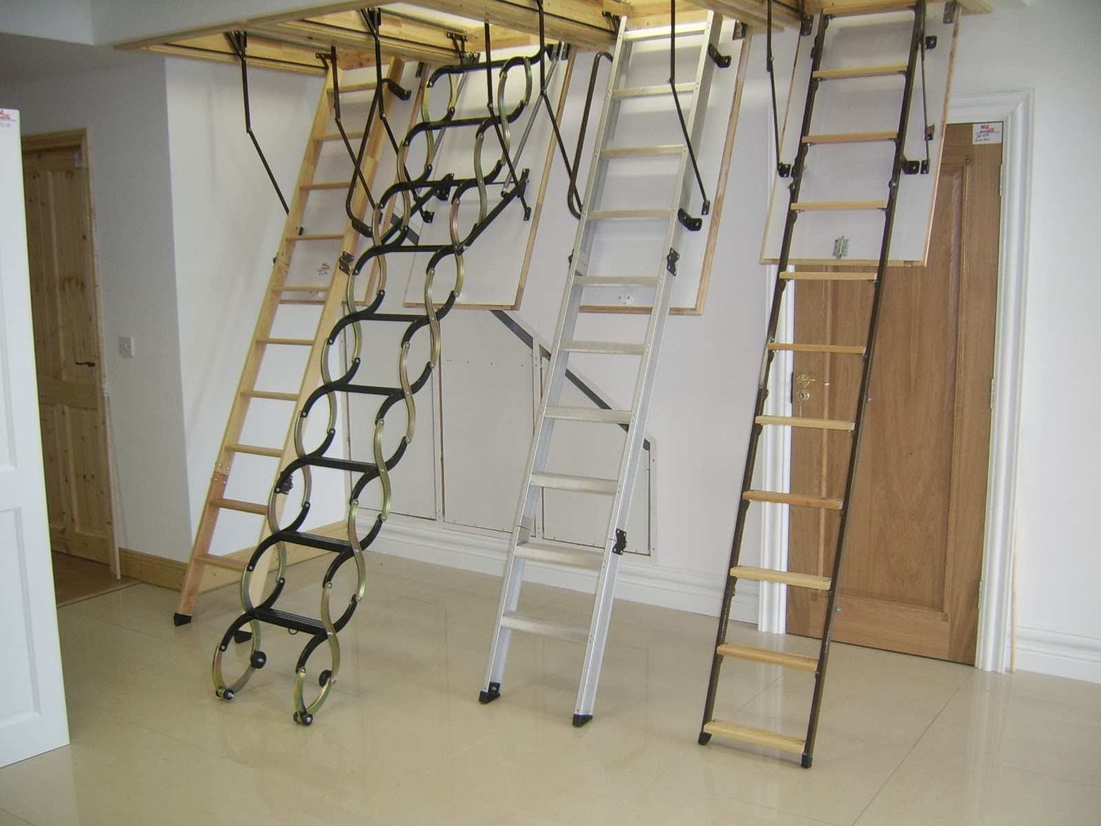 Складная лестница на чердак своими руками — способы изготовления